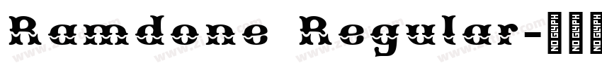 Ramdone Regular字体转换